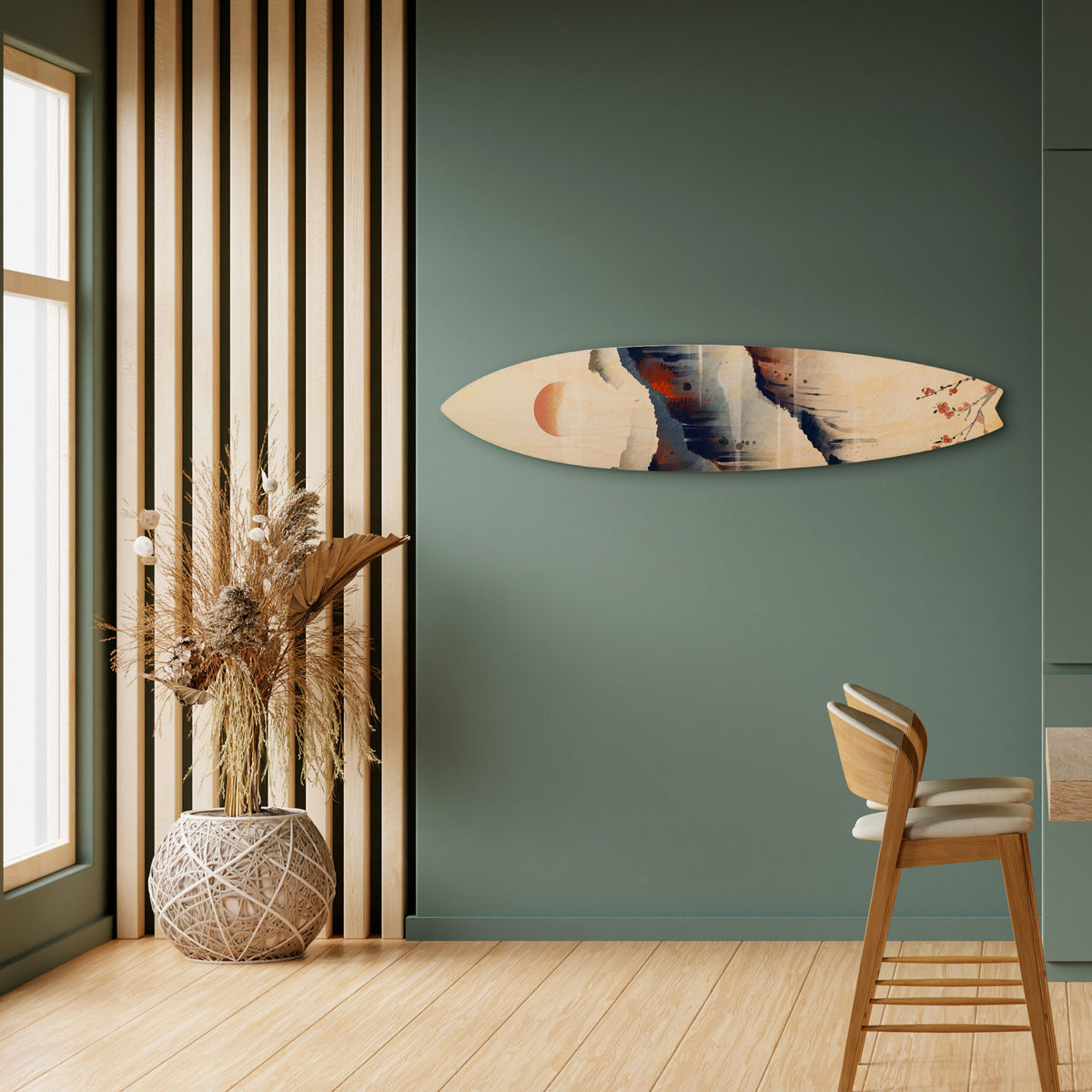 JAPANESE LANDSCAPE Deko-Surfboard