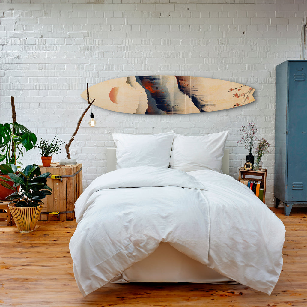 JAPANESE LANDSCAPE Deko-Surfboard