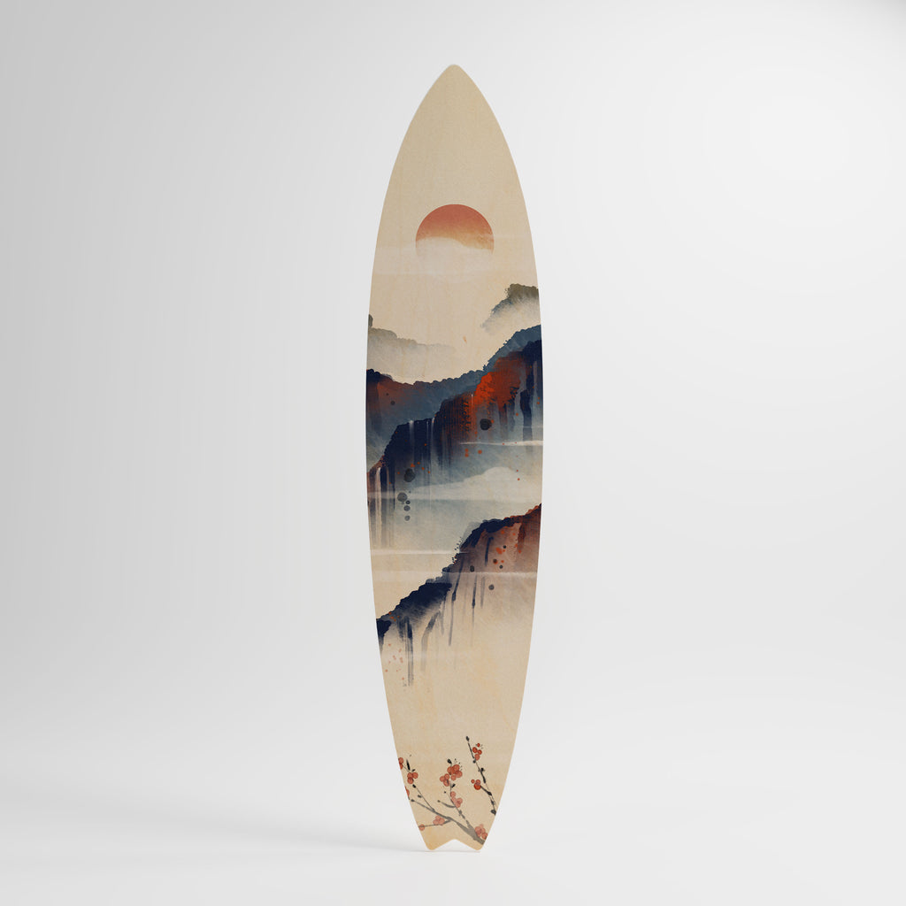 JAPANESE LANDSCAPE Deko-Surfboard