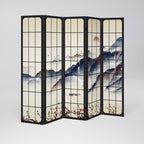 JAPANESE LANDSCAPE 5-Panel Room Divider