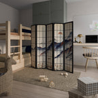 JAPANESE LANDSCAPE Decorative 5-Panel Room Divider