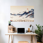 JAPANESE LANDSCAPE Peel and Stick Horizontal Poster