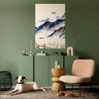 JAPANESE LANDSCAPE Selbstklebendes Poster - Hochformat