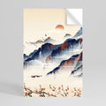 JAPANESE LANDSCAPE Selbstklebendes Poster - Hochformat