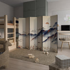 ORIENTAL LANDSCAPE Dekorativer Paravent - 6-teilig