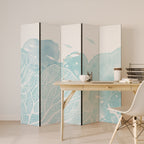 UNDERWATER PLEASURES Decorative 5-Panel Room Divider