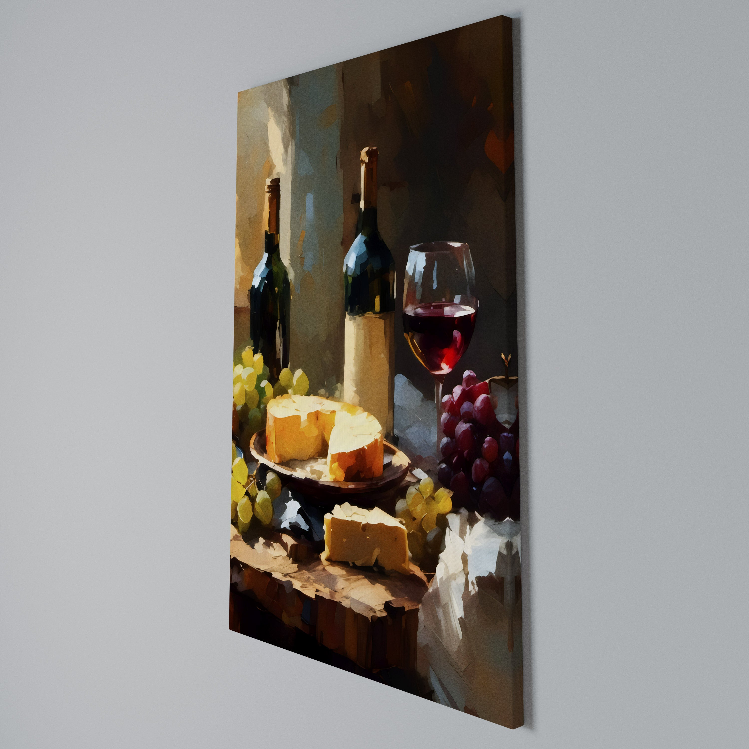 VINTAGE VINEYARD LUXURY Vertical Canvas Print