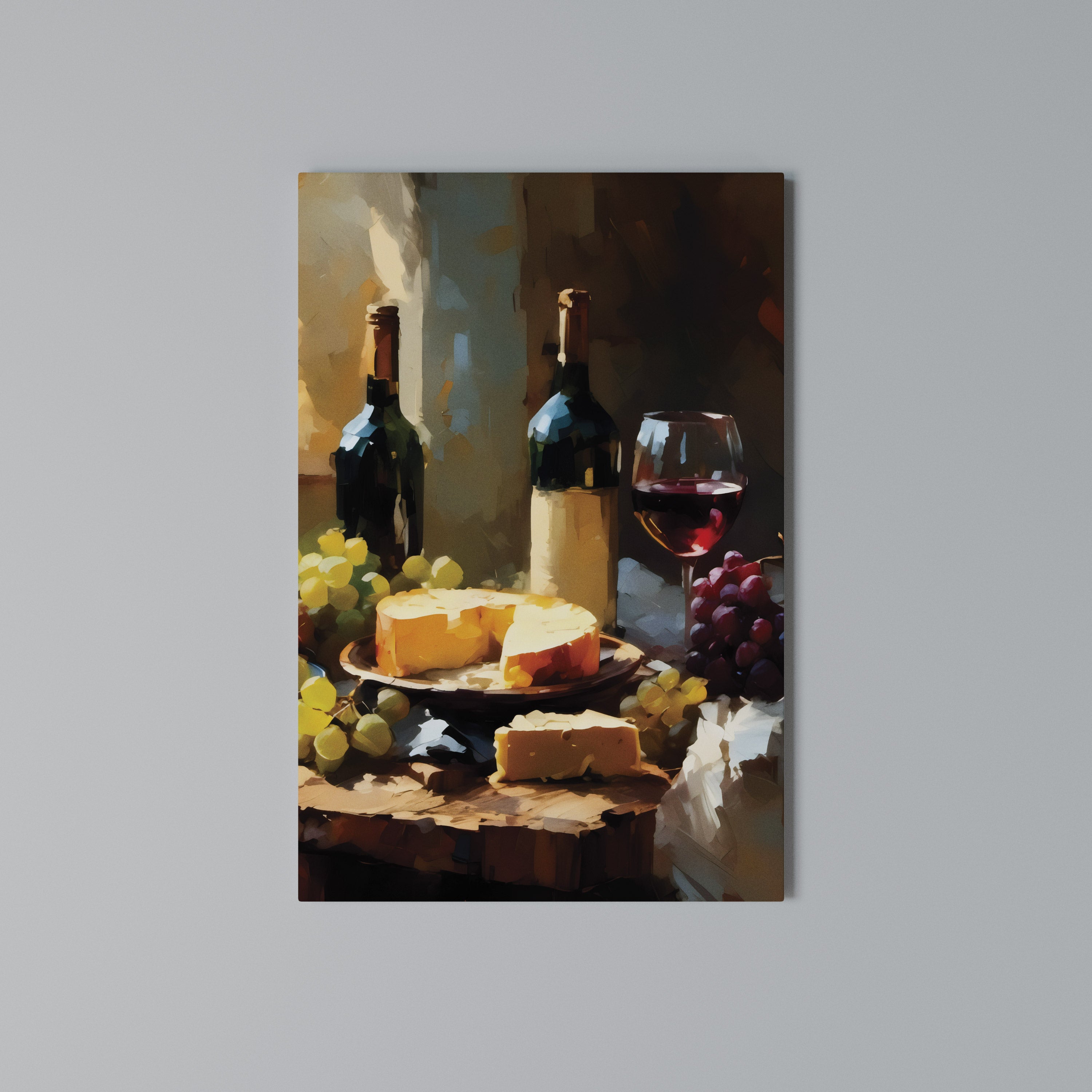 VINTAGE VINEYARD LUXURY Vertical Canvas Print