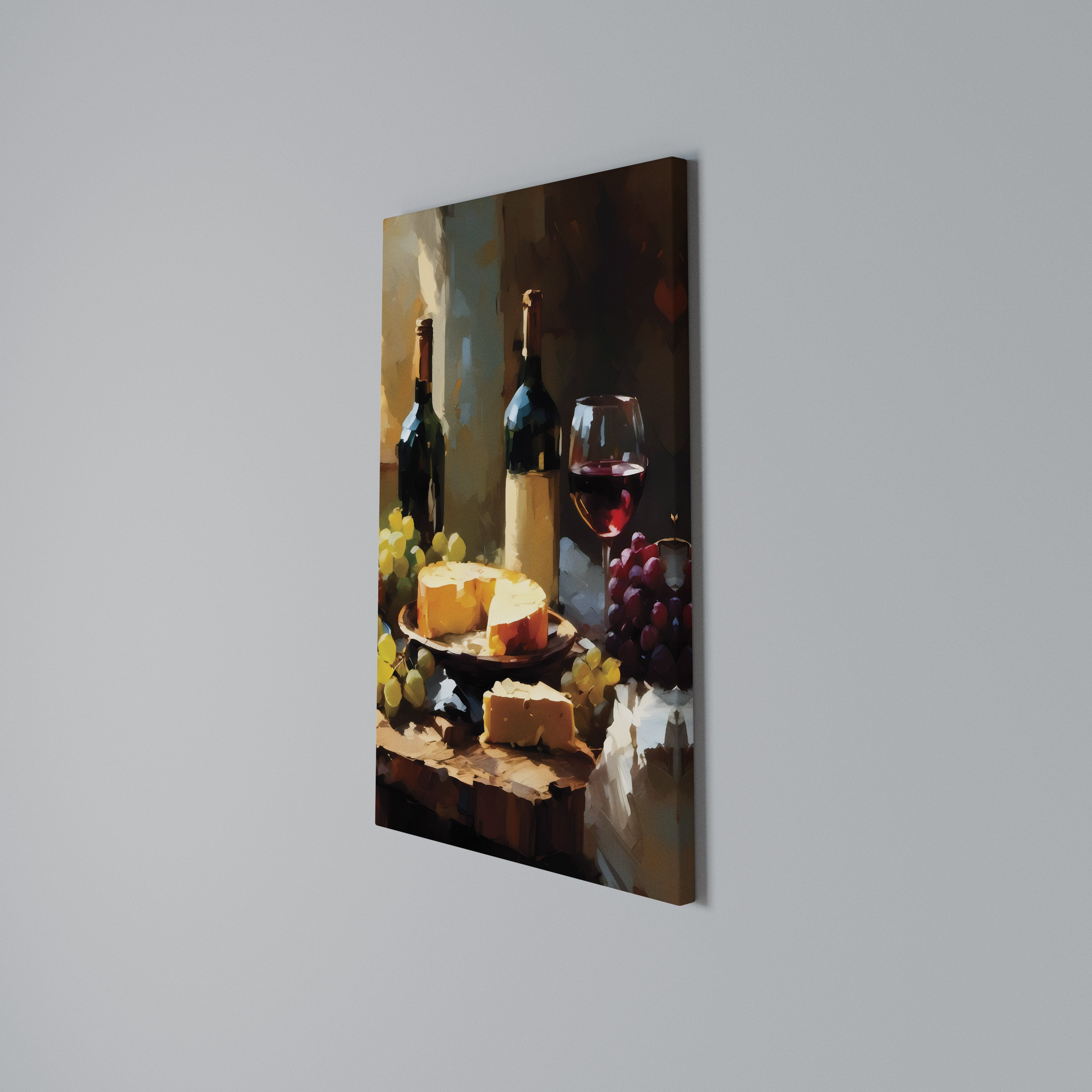 VINTAGE VINEYARD LUXURY Vertical Canvas Print
