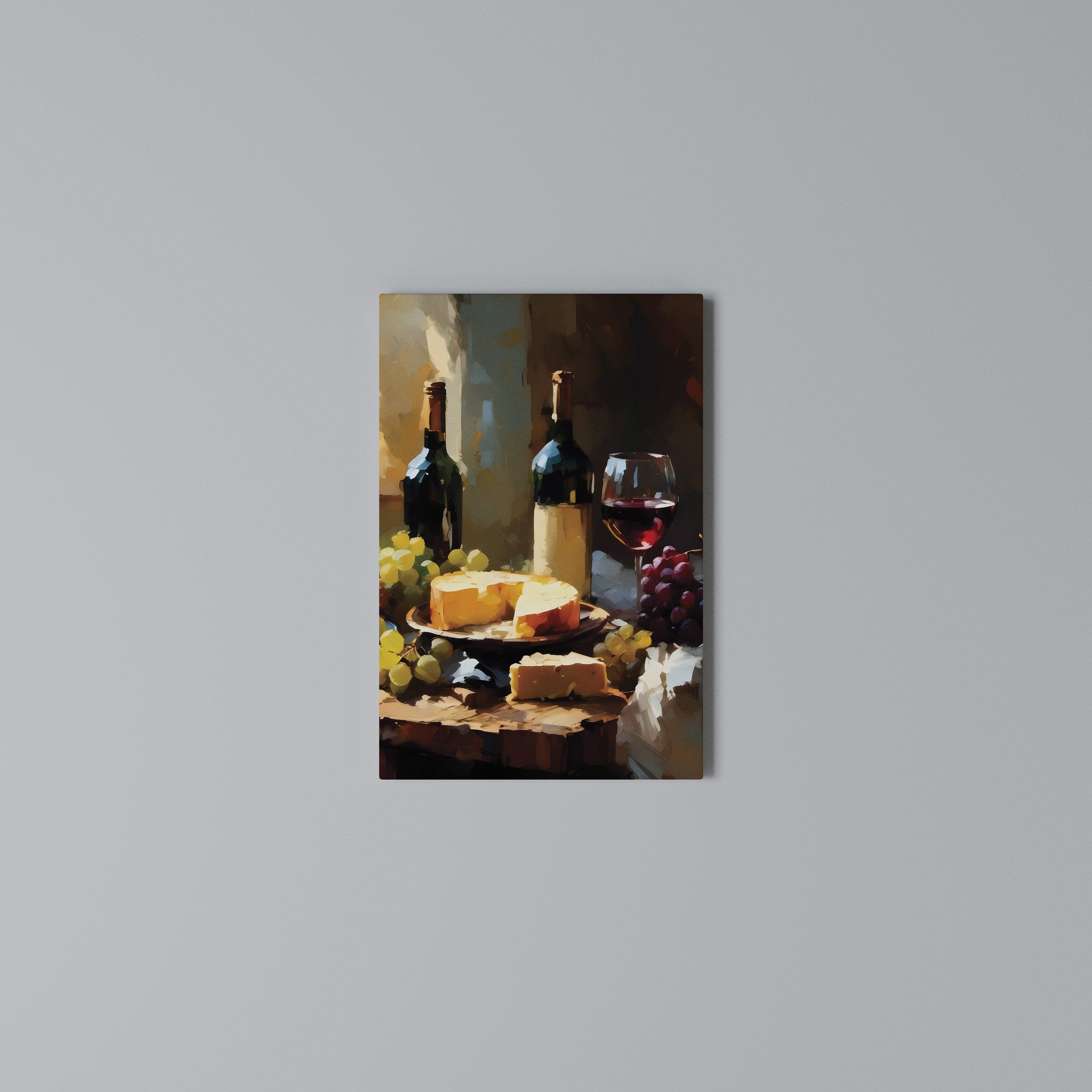 VINTAGE VINEYARD LUXURY Vertical Canvas Print