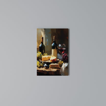 VINTAGE VINEYARD LUXURY Vertical Canvas Print