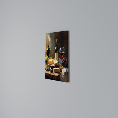 VINTAGE VINEYARD LUXURY Vertical Canvas Print