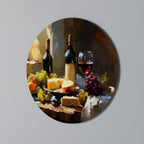 VINTAGE VINEYARD LUXURY Runde Wanddekoration Ø 69 cm