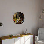 VINTAGE VINEYARD LUXURY Runde Wanddekoration Ø 69 cm