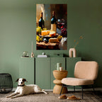 VINTAGE VINEYARD LUXURY Selbstklebendes Poster - Hochformat