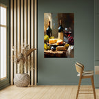 VINTAGE VINEYARD LUXURY Selbstklebendes Poster - Hochformat