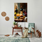 VINTAGE VINEYARD LUXURY Selbstklebendes Poster - Hochformat