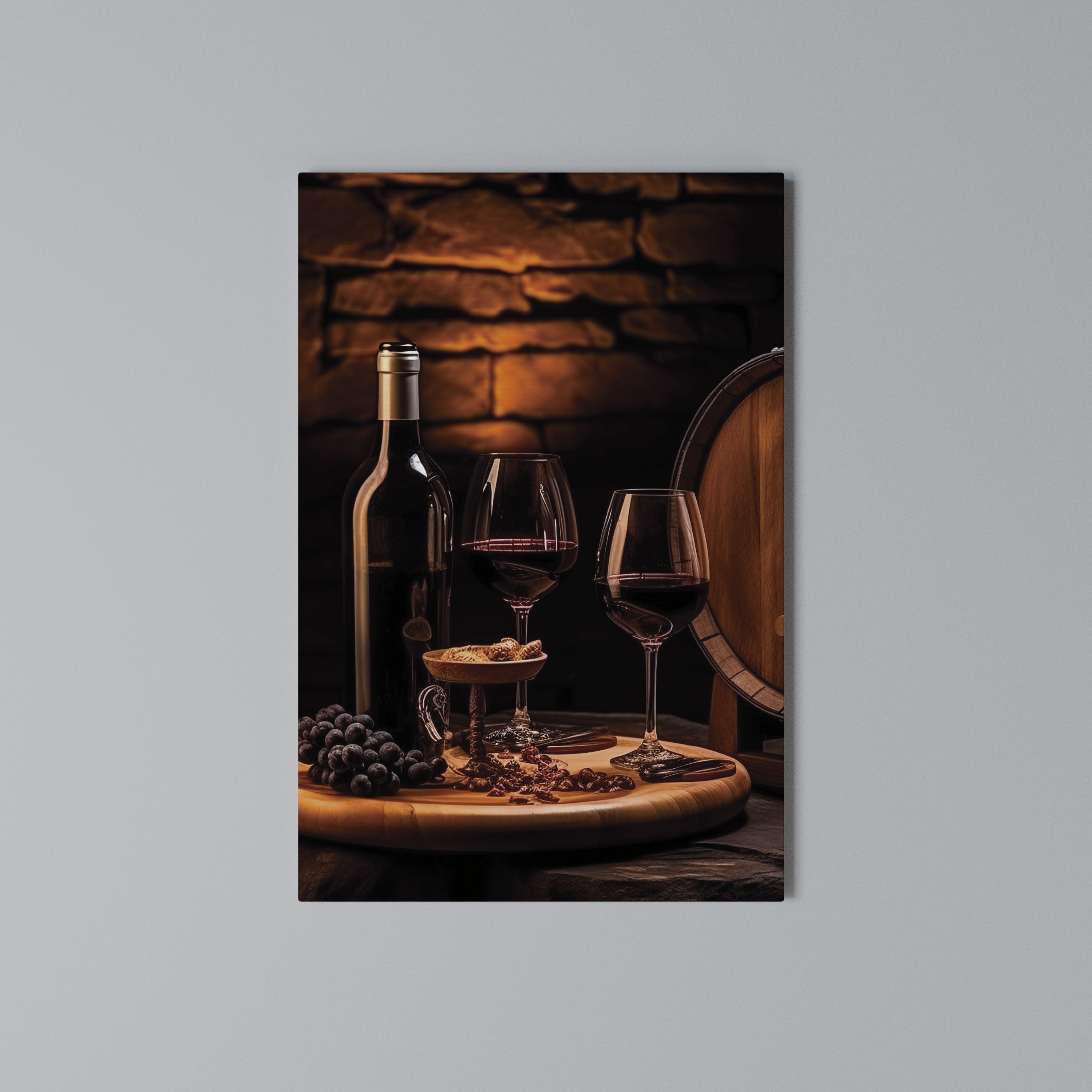 VINTAGE VIGNETTE Vertical Canvas Print