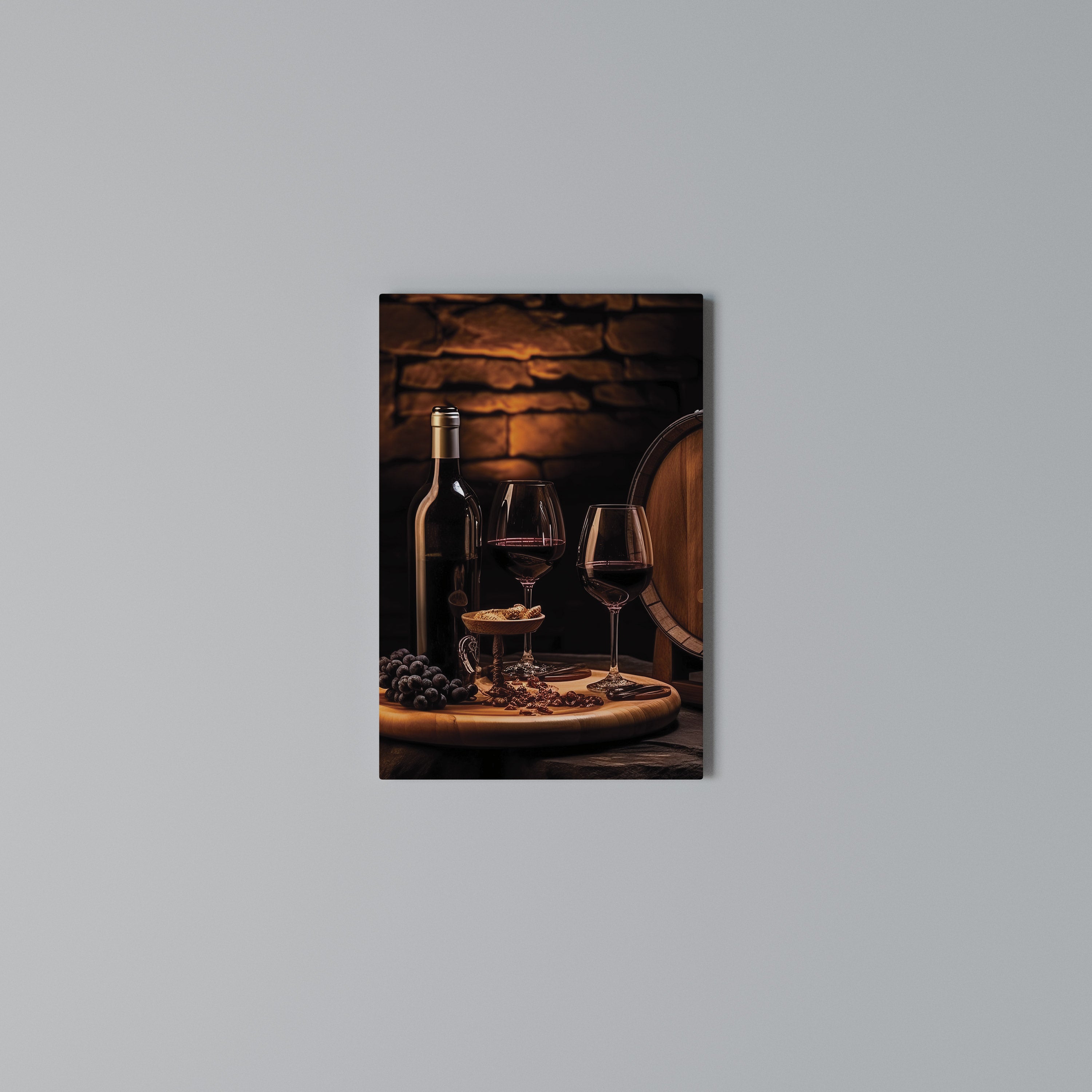 VINTAGE VIGNETTE Vertical Canvas Print