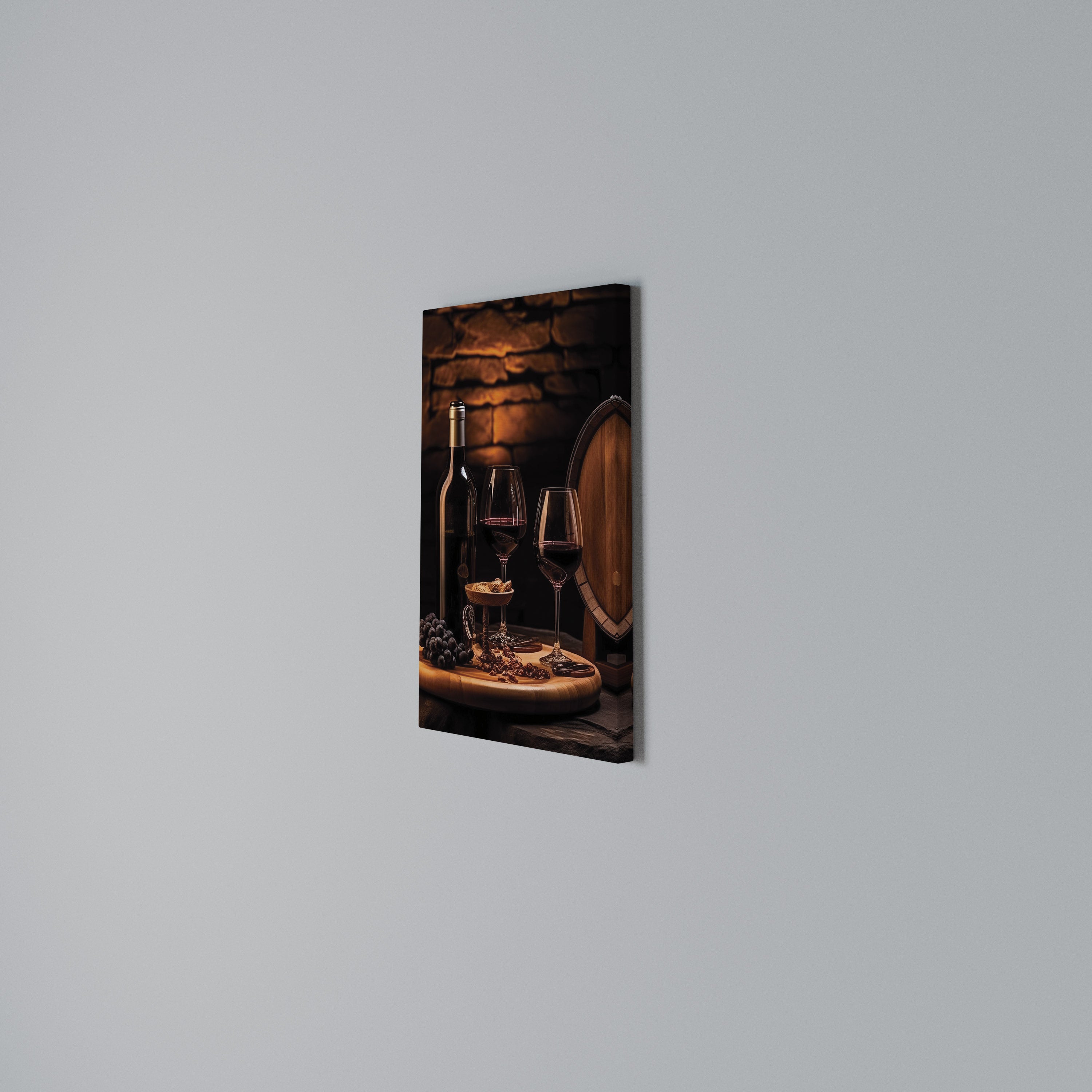 VINTAGE VIGNETTE Vertical Canvas Print