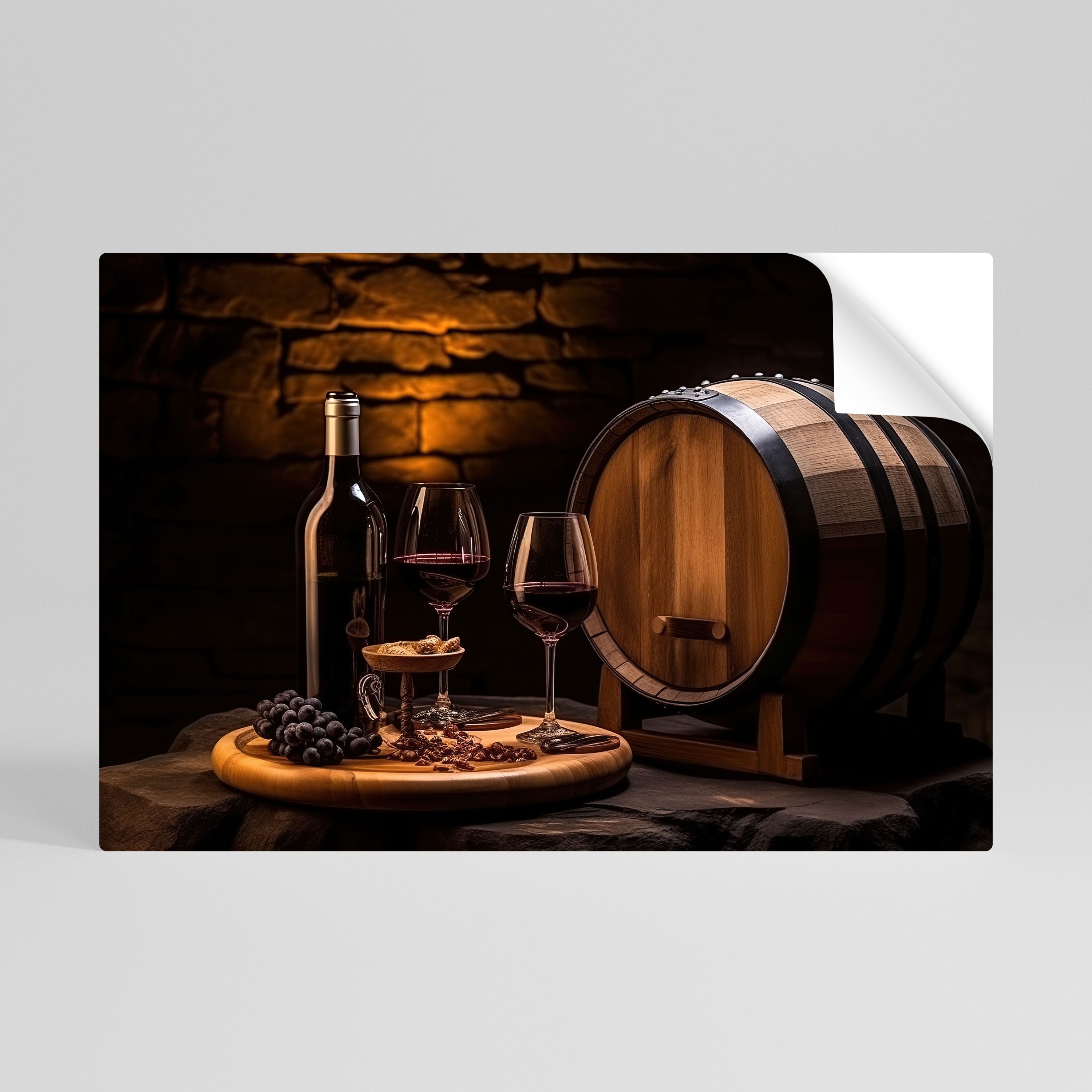 VINTAGE VIGNETTE Selbstklebendes Horizontal-Poster