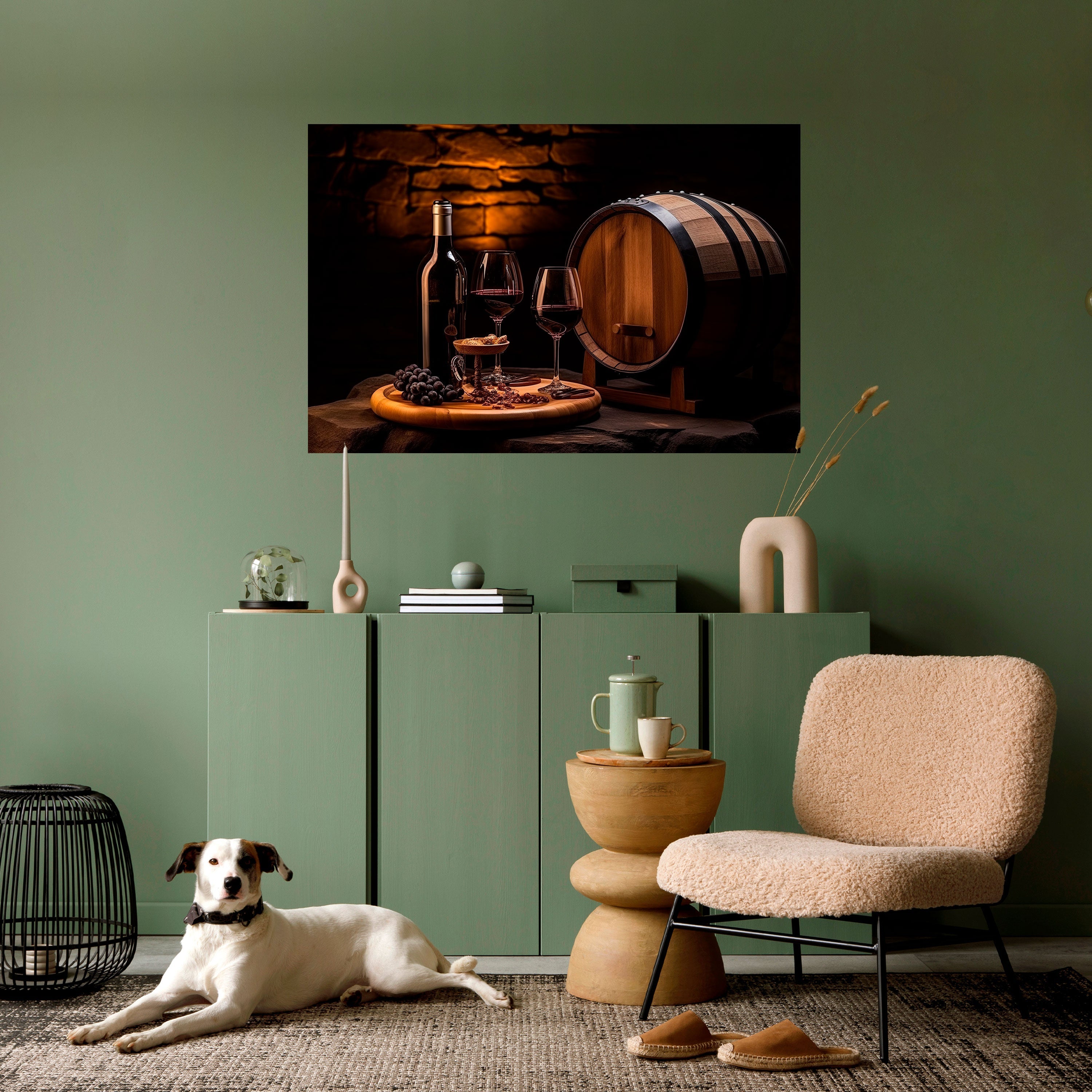 VINTAGE VIGNETTE Peel and Stick Horizontal Poster