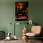 VINTAGE VIGNETTE Selbstklebendes Poster - Hochformat