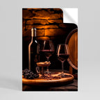 VINTAGE VIGNETTE Selbstklebendes Poster - Hochformat