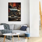 BARISTA’S DREAM MACHINE Selbstklebendes Poster - Hochformat