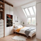 BARISTA’S DREAM MACHINE Selbstklebendes Poster - Hochformat