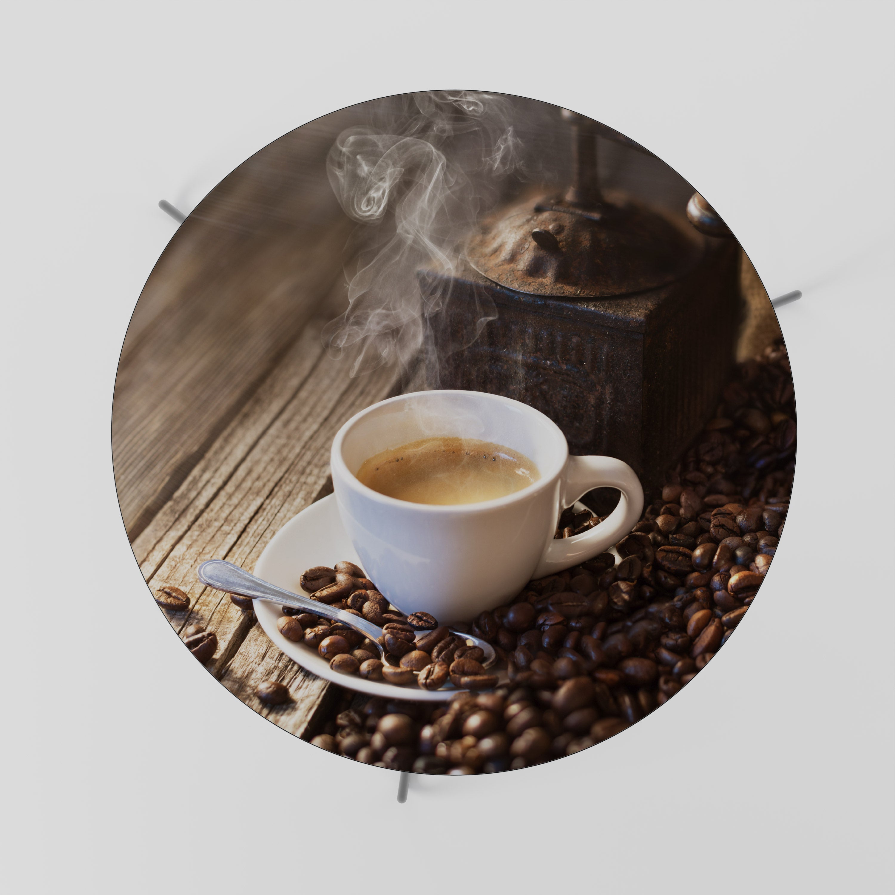 DAMPFENDES GEBRÜHTES VERGNÜGEN Couchtisch 69