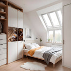 STEAMING BREWED DELIGHT Selbstklebendes Horizontal-Poster