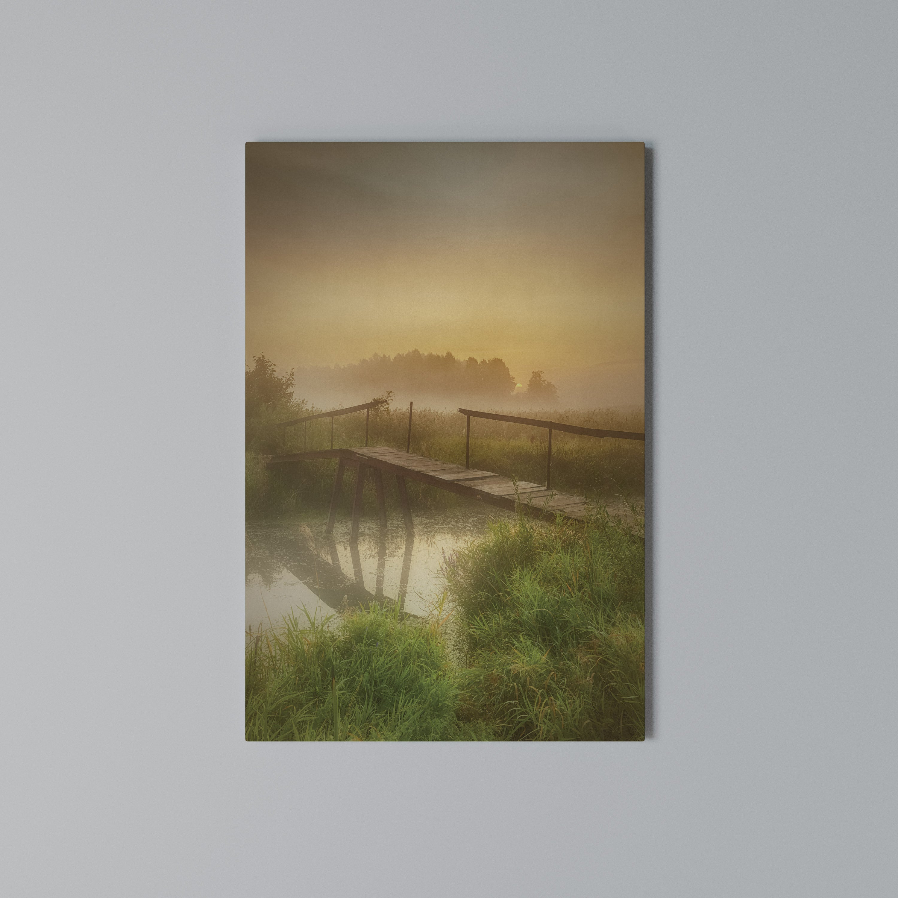 DREAMY HAZE Vertical Canvas Print
