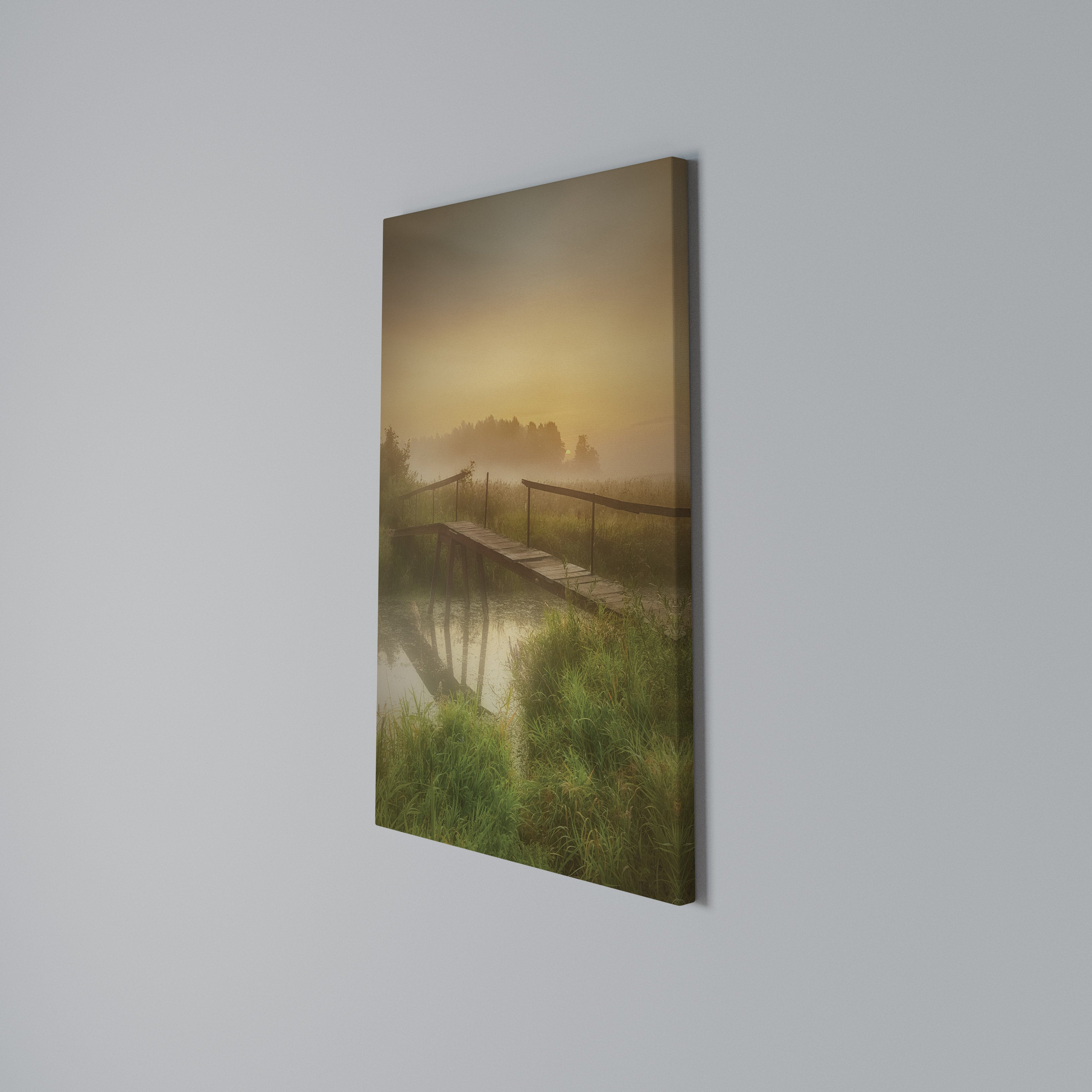 DREAMY HAZE Vertical Canvas Print