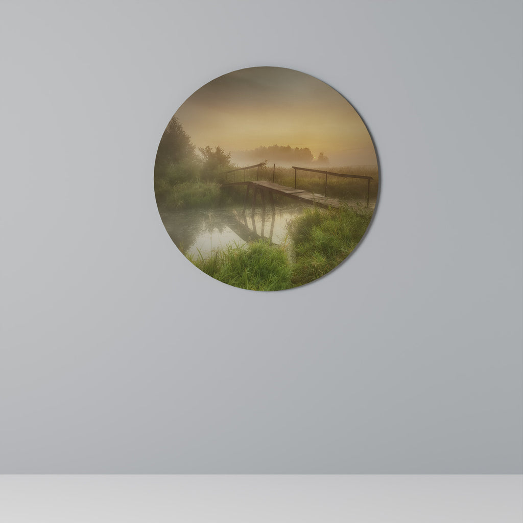 DREAMY HAZE Runde Wanddekoration Ø 69 cm