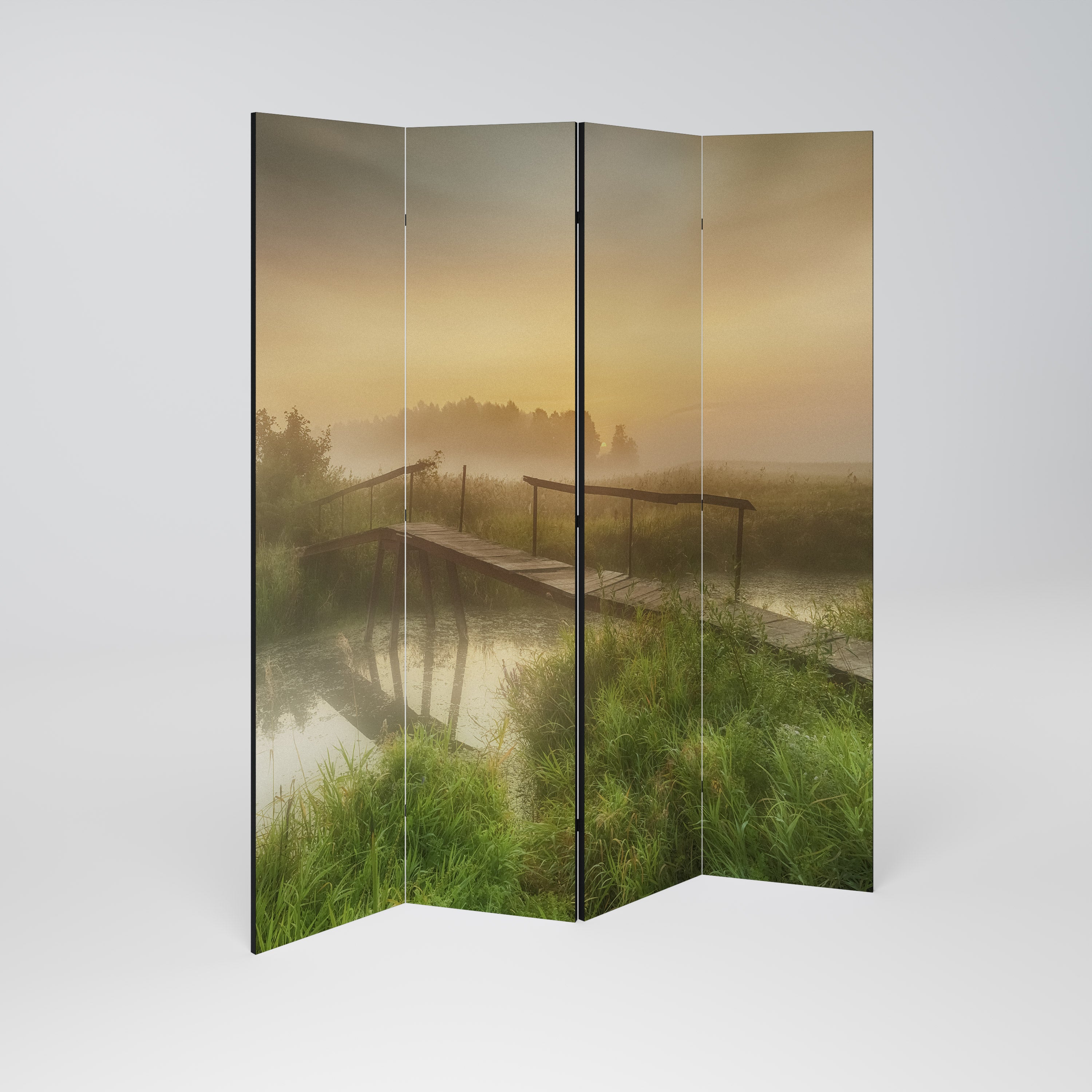 DREAMY HAZE 4-teiliger Paravent