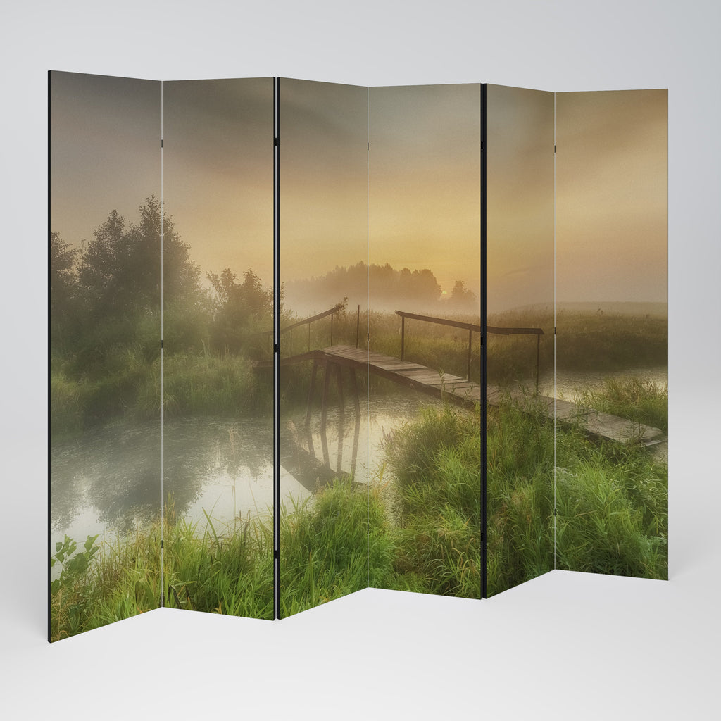 DREAMY HAZE Dekorativer 6-teiliger Raumteiler