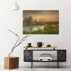 DREAMY HAZE Selbstklebendes Horizontal-Poster