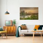 DREAMY HAZE Selbstklebendes Horizontal-Poster