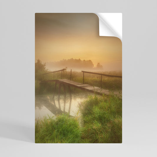 DREAMY HAZE Peel and Stick Vertical Poster