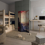 JAPANESE AURA Dekorativer Paravent - 3-teilig