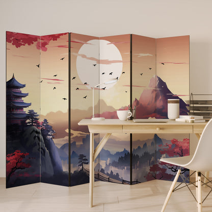 JAPANESE AURA 6-teiliger Paravent