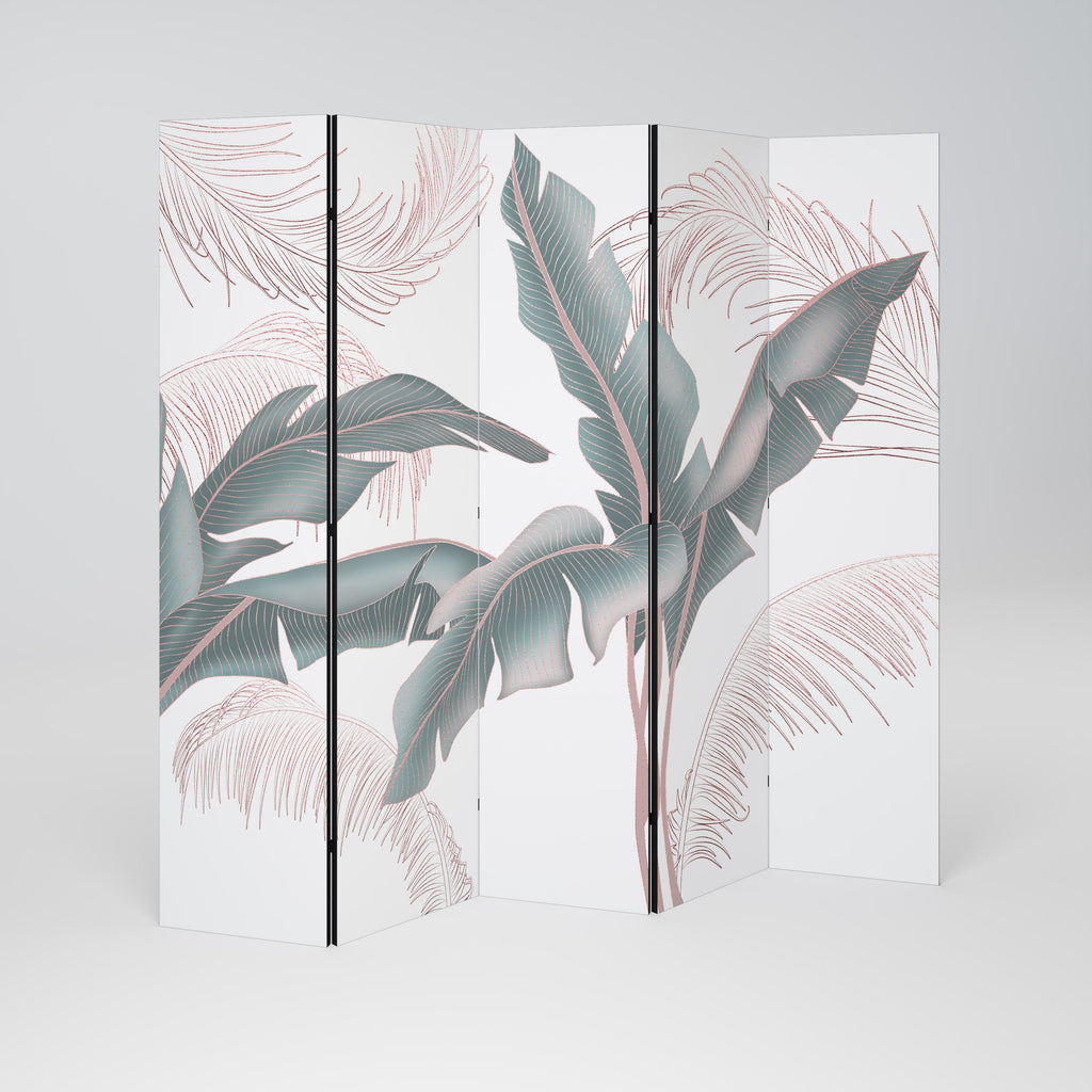 DELICATE BLISS Dekorativer 5-teiliger Raumteiler
