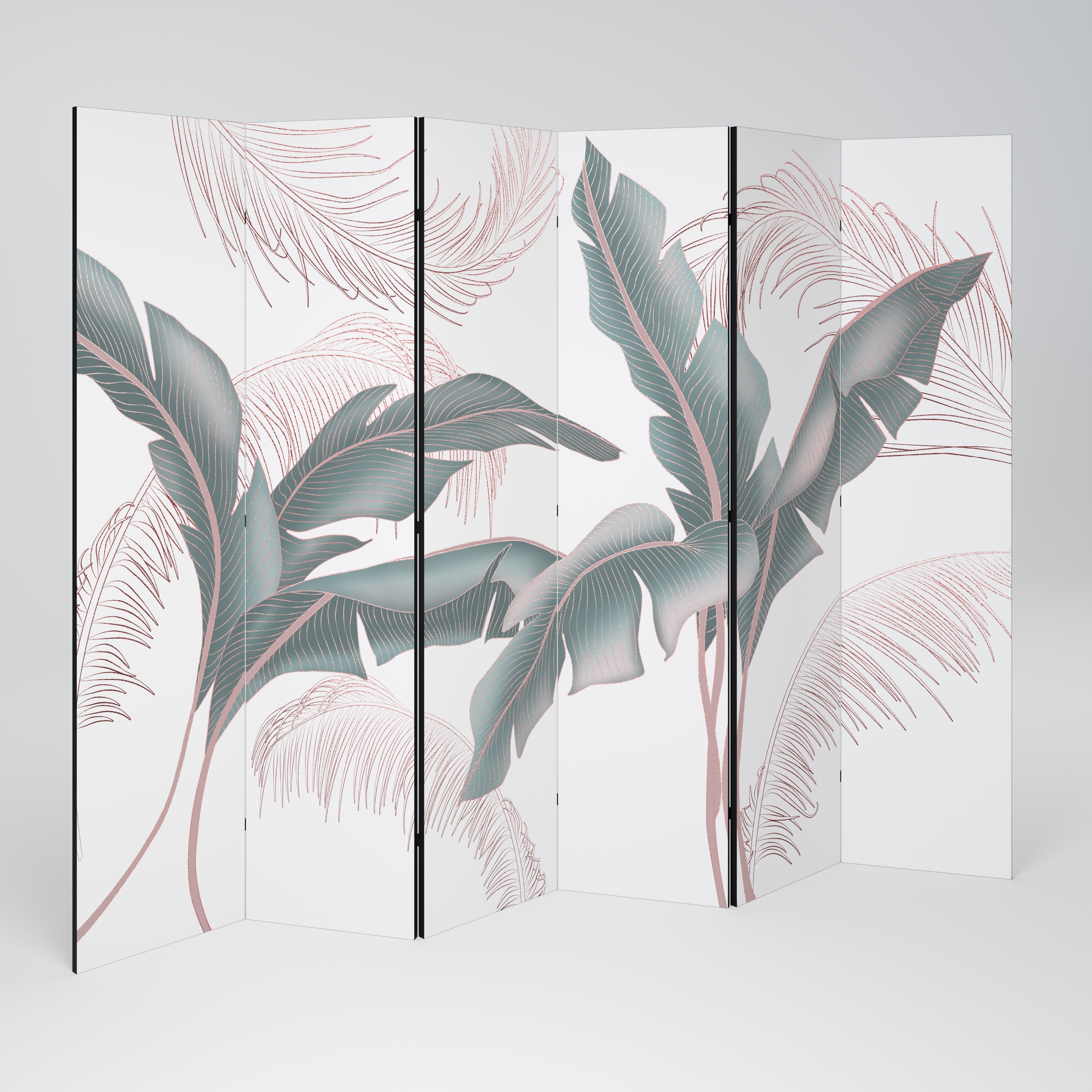 DELICATE BLISS Dekorativer 6-teiliger Raumteiler