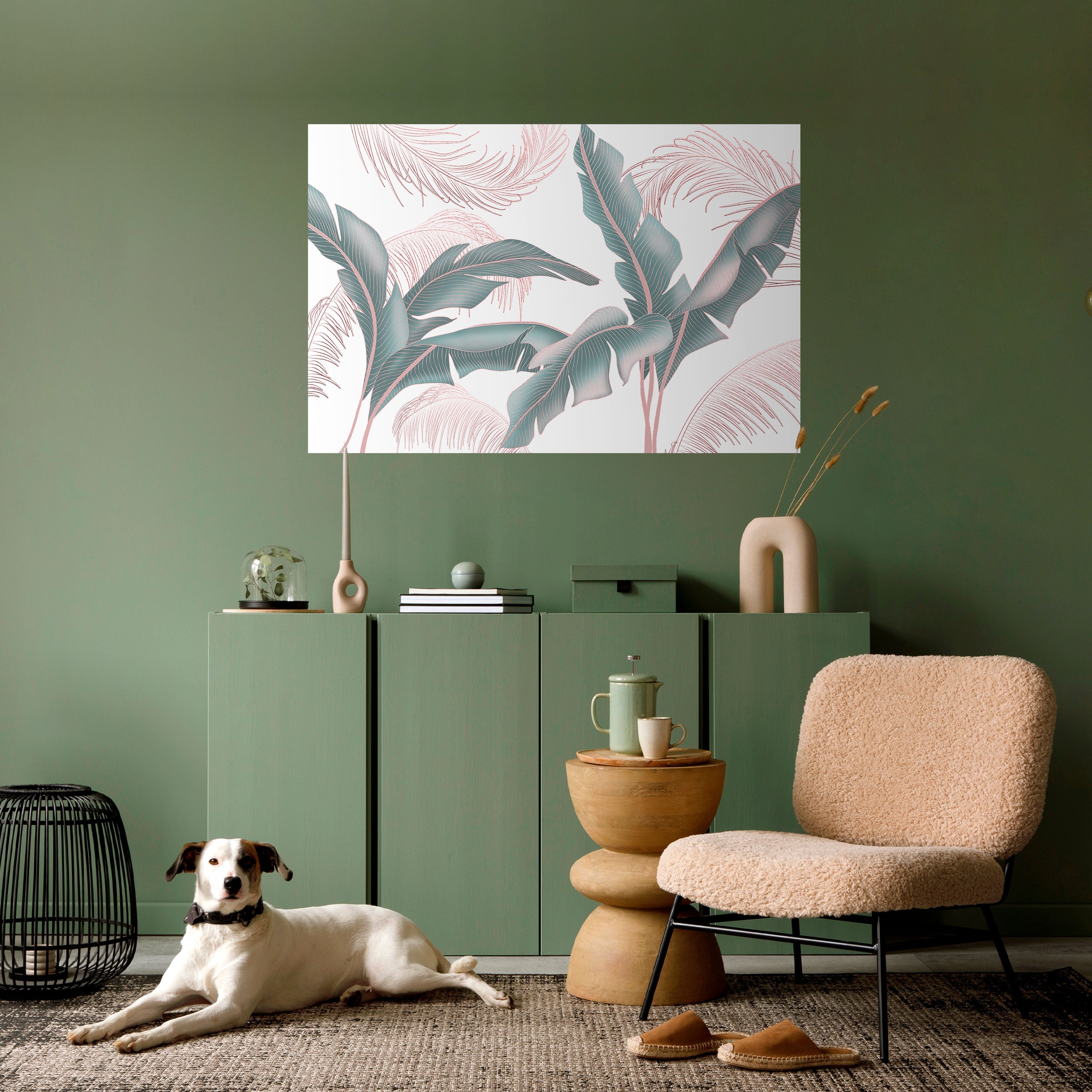 DELICATE BLISS Peel and Stick Horizontal Poster