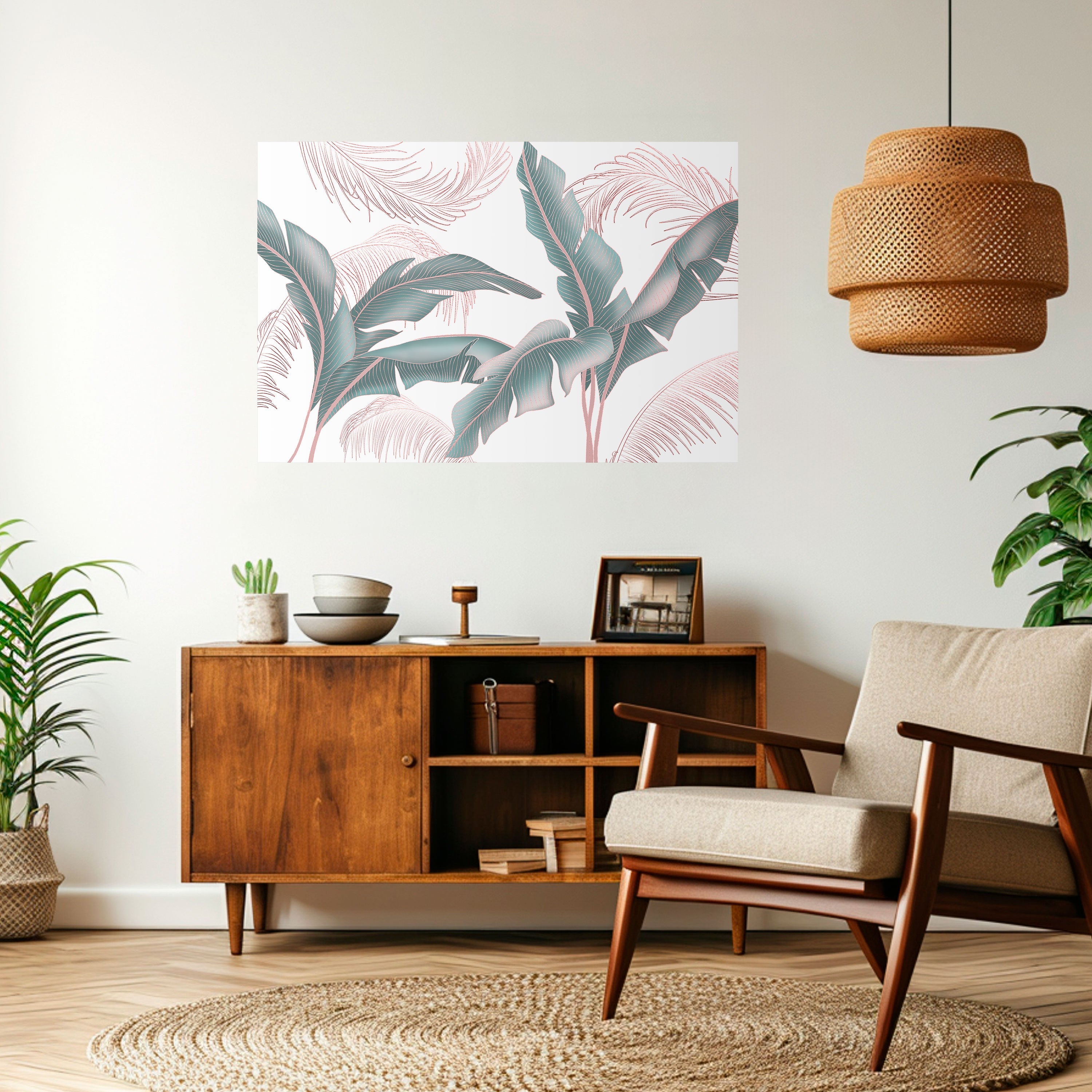 DELICATE BLISS Peel and Stick Horizontal Poster
