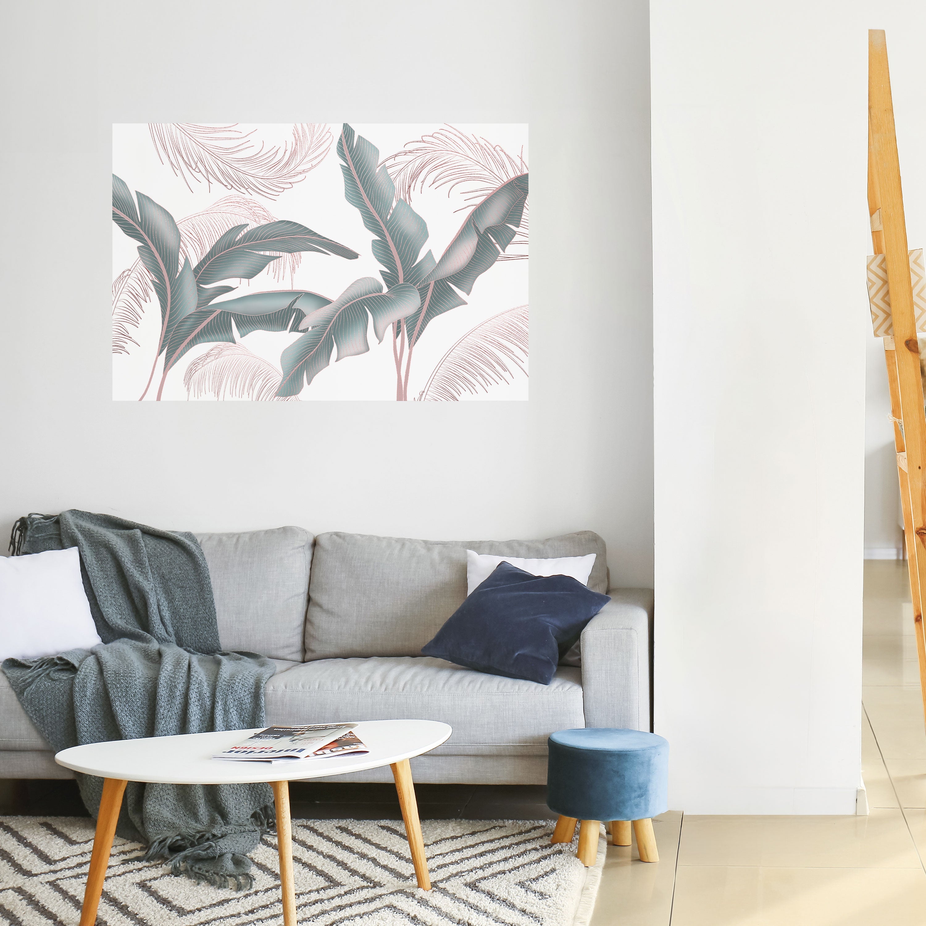DELICATE BLISS Peel and Stick Horizontal Poster