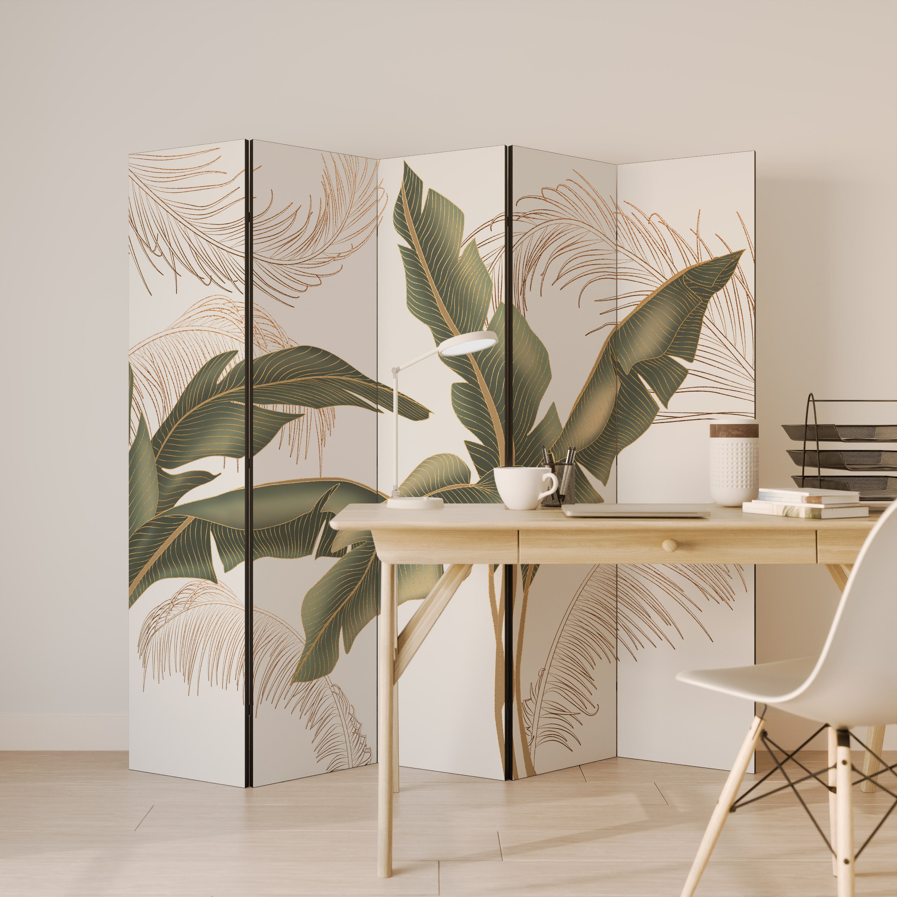 SUBTLE CHARM 5-teiliger Paravent