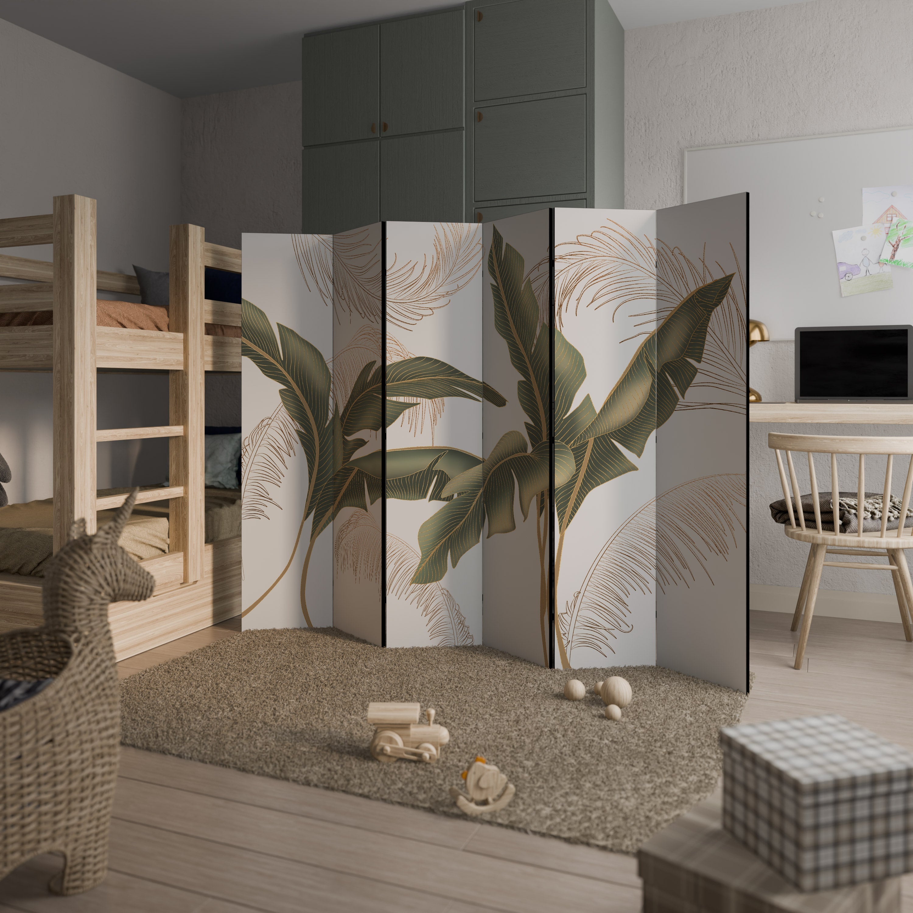 SUBTLE CHARM Dekorativer 6-teiliger Raumteiler