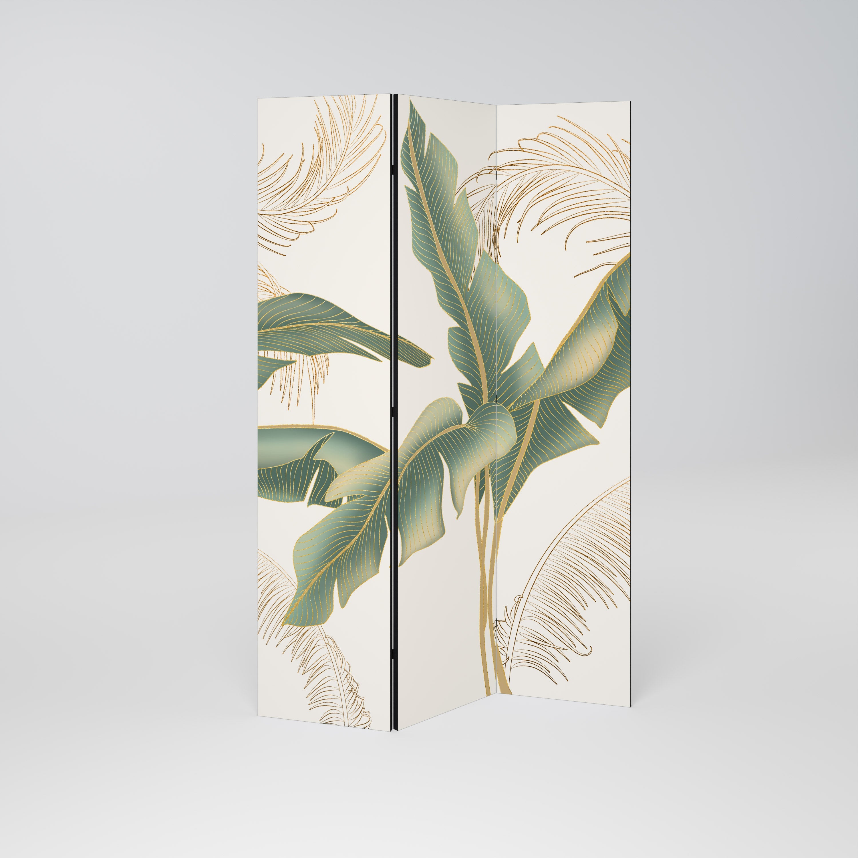 GENTLE HARMONY Dekorativer 3-teiliger Raumteiler